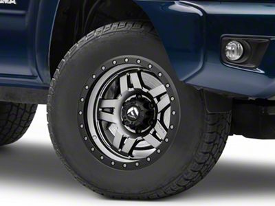 Fuel Wheels Anza Anthracite with Black Ring 6-Lug Wheel; 17x8.5; 6mm Offset (05-15 Tacoma)