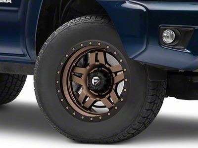 Fuel Wheels Anza Matte Bronze with Black Ring 6-Lug Wheel; 17x8.5; 6mm Offset (05-15 Tacoma)