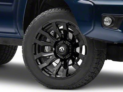 Fuel Wheels Blitz Gloss Black 6-Lug Wheel; 20x10; -18mm Offset (05-15 Tacoma)