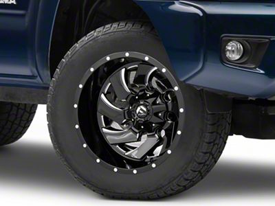 Fuel Wheels Cleaver Gloss Black Milled 6-Lug Wheel; 18x9; -12mm Offset (05-15 Tacoma)