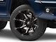 Fuel Wheels Coupler Matte Black Machined 6-Lug Wheel; 20x9; 1mm Offset (05-15 Tacoma)