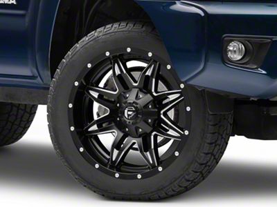 Fuel Wheels Lethal Satin Black Milled 6-Lug Wheel; 20x10; -24mm Offset (05-15 Tacoma)