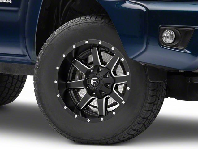 Fuel Wheels Maverick Matte Black Milled 6-Lug Wheel; 17x9; 20mm Offset (05-15 Tacoma)