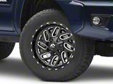 Fuel Wheels Triton Gloss Black Milled 6-Lug Wheel; 18x9; 1mm Offset (05-15 Tacoma)