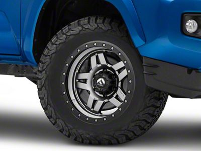 Fuel Wheels Anza Anthracite with Black Ring 6-Lug Wheel; 17x8.5; 6mm Offset (16-23 Tacoma)