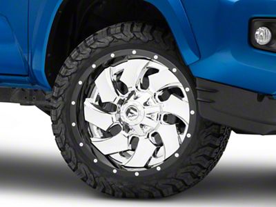 Fuel Wheels Cleaver Chrome 6-Lug Wheel; 20x10; -19mm Offset (16-23 Tacoma)