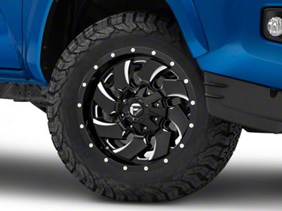 Fuel Wheels Cleaver Gloss Black Milled 6-Lug Wheel; 18x9; 20mm Offset (16-23 Tacoma)