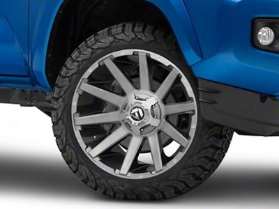 Fuel Wheels Contra Platinum Brushed Gunmetal 6-Lug Wheel; 20x9; 2mm Offset (16-23 Tacoma)