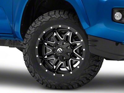 Fuel Wheels Lethal Matte Black Milled 6-Lug Wheel; 18x9; -12mm Offset (16-23 Tacoma)