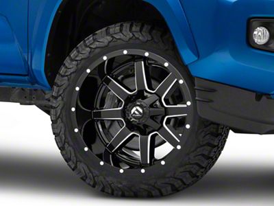 Fuel Wheels Maverick Gloss Black Milled 6-Lug Wheel; 20x10; -24mm Offset (16-23 Tacoma)