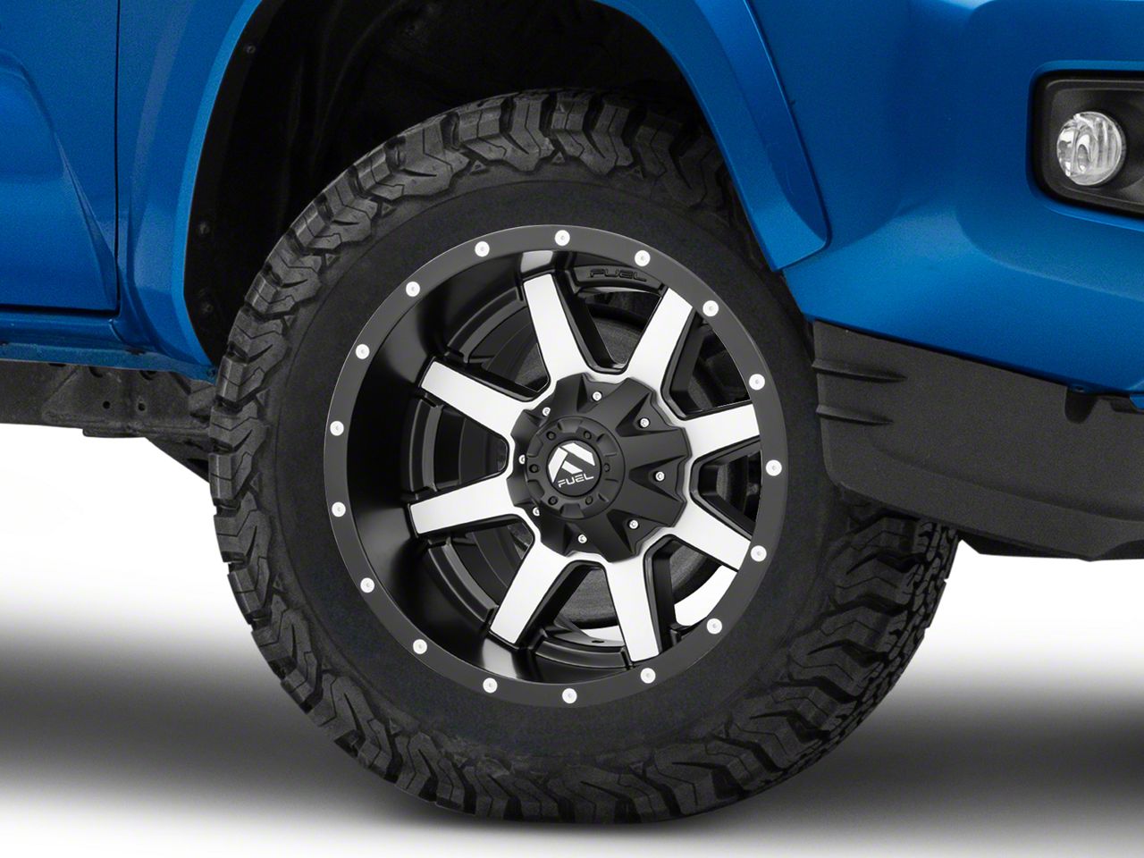 Fuel Wheels Tacoma Maverick Matte Black Machined 6 Lug Wheel 18x9 12mm Offset D53718909845