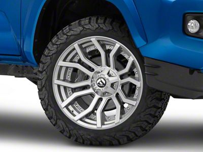 Fuel Wheels Rage Platinum Brushed Gunmetal 6-Lug Wheel; 20x10; -18mm Offset (16-23 Tacoma)