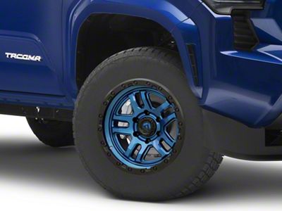 Fuel Wheels Ammo Gloss Blue with Black Bead Ring 6-Lug Wheel; 17x9; -12mm Offset (2024 Tacoma)
