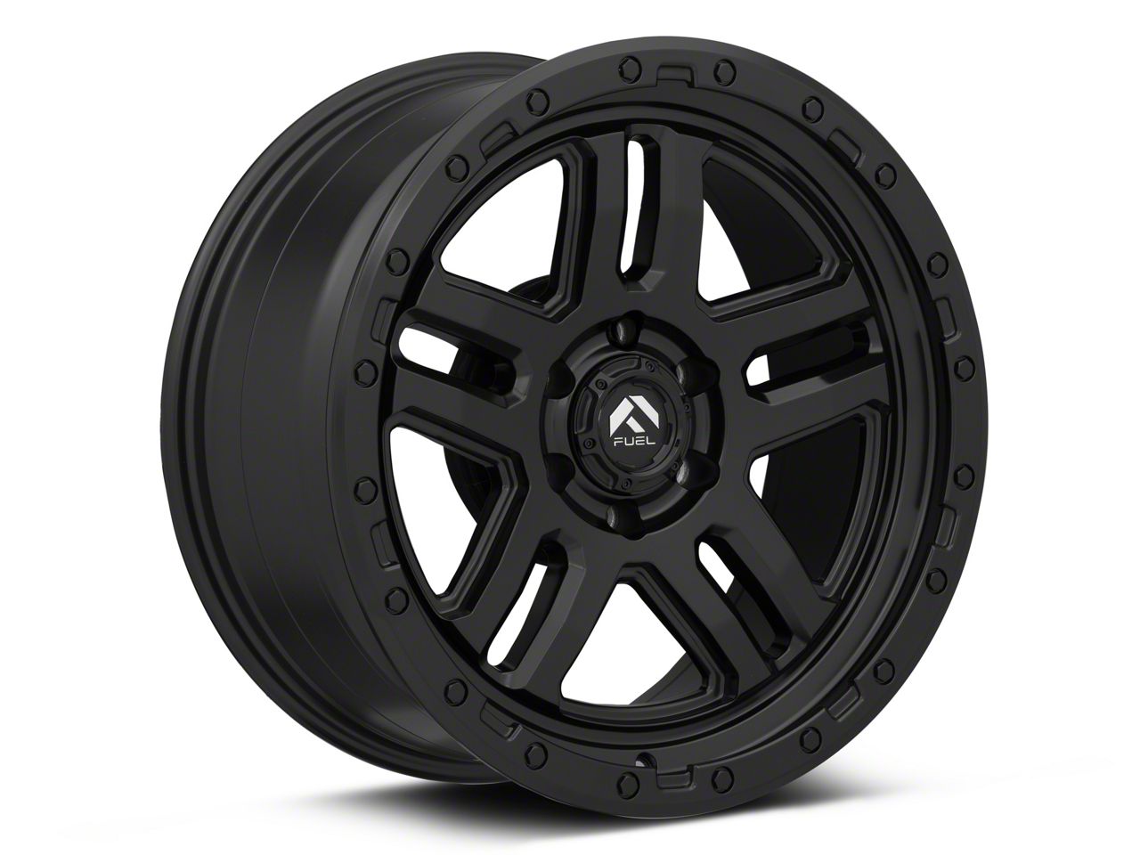 Fuel Wheels Tacoma Ammo Matte Black 6-Lug Wheel; 18x9; -12mm Offset ...