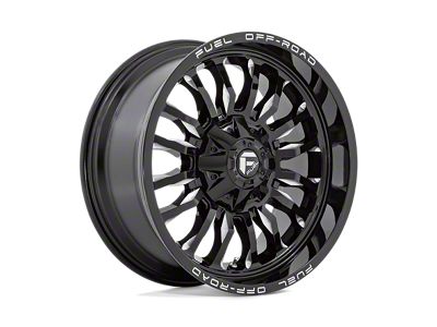 Fuel Wheels Arc Gloss Black Milled 6-Lug Wheel; 22x12; -44mm Offset (2024 Tacoma)
