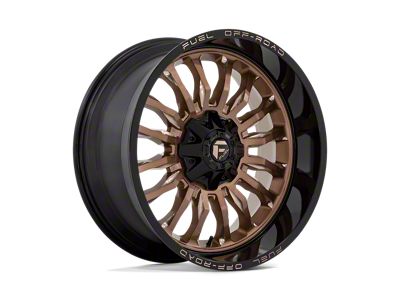Fuel Wheels Arc Platinum Bronze with Black Lip 6-Lug Wheel; 22x10; -18mm Offset (2024 Tacoma)