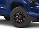 Fuel Wheels Assault Matte Black Red Milled 6-Lug Wheel; 17x8.5; 14mm Offset (2024 Tacoma)