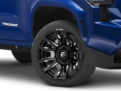 Fuel Wheels Blitz Gloss Black Milled 6-Lug Wheel; 22x10; -18mm Offset (2024 Tacoma)