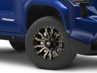 Fuel Wheels Blitz Matte Black Double Dark Tint 6-Lug Wheel; 18x9; 20mm Offset (2024 Tacoma)