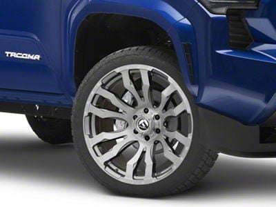 Fuel Wheels Blitz Platinum Brushed Gunmetal 6-Lug Wheel; 22x10; -18mm Offset (2024 Tacoma)