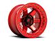 Fuel Wheels Block Beadlock Candy Red 6-Lug Wheel; 17x9; -15mm Offset (2024 Tacoma)