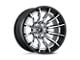 Fuel Wheels Fusion Forged Burn Chrome with Gloss Black Lip 6-Lug Wheel; 22x10; -18mm Offset (2024 Tacoma)