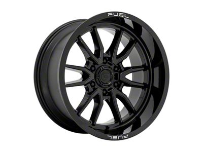 Fuel Wheels Clash Gloss Black 6-Lug Wheel; 17x9; -12mm Offset (2024 Tacoma)