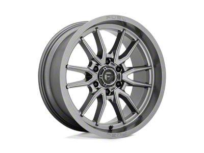 Fuel Wheels Clash Gun Metal 6-Lug Wheel; 20x9; 1mm Offset (2024 Tacoma)