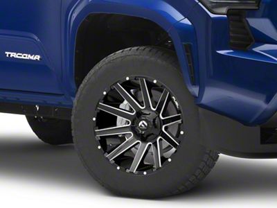 Fuel Wheels Contra Gloss Black Milled 6-Lug Wheel; 18x9; 1mm Offset (2024 Tacoma)