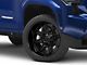 Fuel Wheels Darkstar Matte Black with Gloss Black Lip 6-Lug Wheel; 22x10; -18mm Offset (2024 Tacoma)