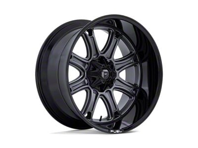Fuel Wheels Darkstar Matte Gunmetal with Black Lip 6-Lug Wheel; 20x9; 1mm Offset (2024 Tacoma)