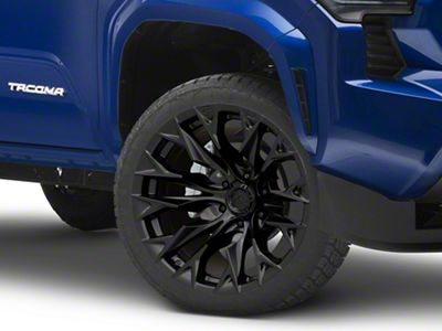 Fuel Wheels Flame Blackout 6-Lug Wheel; 22x10; -18mm Offset (2024 Tacoma)