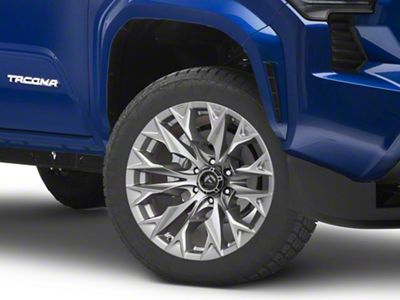 Fuel Wheels Flame Platinum 6-Lug Wheel; 20x10; -18mm Offset (2024 Tacoma)