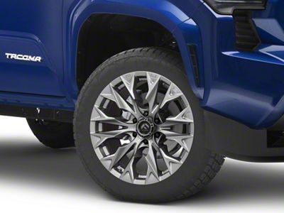 Fuel Wheels Flame Platinum 6-Lug Wheel; 20x9; 1mm Offset (2024 Tacoma)