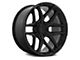 Fuel Wheels Fusion Forged Flux Blackout 6-Lug Wheel; 17x9; -12mm Offset (2024 Tacoma)