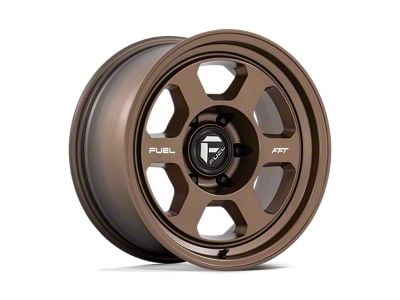 Fuel Wheels Hype Matte Bronze 6-Lug Wheel; 17x8.5; 10mm Offset (2024 Tacoma)