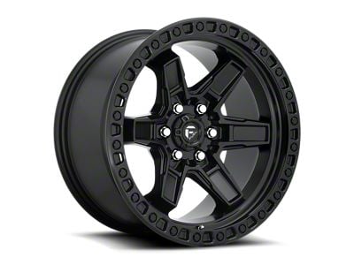 Fuel Wheels Kicker Matte Black 6-Lug Wheel; 17x9; -12mm Offset (2024 Tacoma)