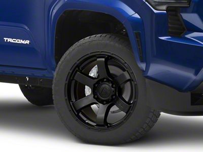 Fuel Wheels Rush Satin Black 6-Lug Wheel; 20x9; 1mm Offset (2024 Tacoma)