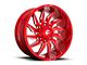 Fuel Wheels Saber Candy Red Milled 6-Lug Wheel; 20x9; 20mm Offset (2024 Tacoma)