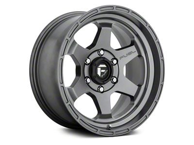 Fuel Wheels Shok Matte Anthracite 6-Lug Wheel; 17x10; -18mm Offset (2024 Tacoma)