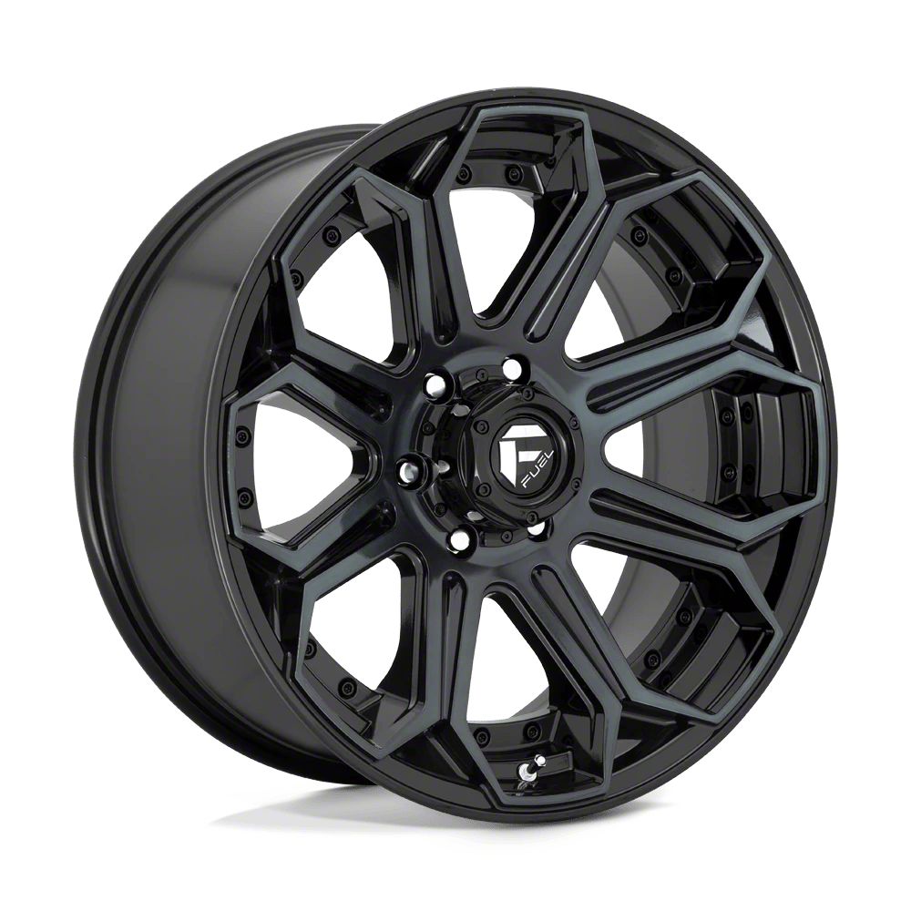 Fuel Wheels Tacoma Siege Gloss Machined Double Dark Tint 6-Lug Wheel ...