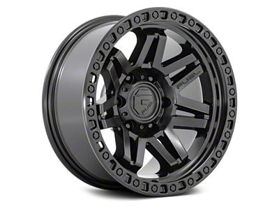 Fuel Wheels Syndicate Blackout 6-Lug Wheel; 17x9; -12mm Offset (2024 Tacoma)