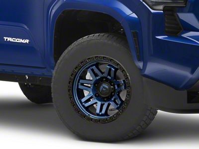 Fuel Wheels Syndicate Dark Blue with Black Ring 6-Lug Wheel; 17x9; -12mm Offset (2024 Tacoma)