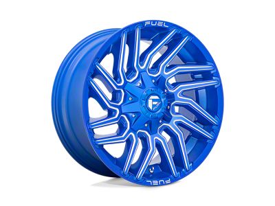 Fuel Wheels Typhoon Anodized Blue Milled 6-Lug Wheel; 20x9; 1mm Offset (2024 Tacoma)