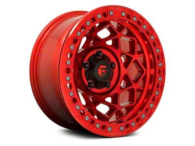 Fuel Wheels Unit Beadlock Candy Red 6-Lug Wheel; 17x9; -15mm Offset (2024 Tacoma)
