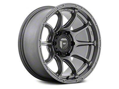 Fuel Wheels Variant Matte Gunmetal 6-Lug Wheel; 17x9; -12mm Offset (2024 Tacoma)