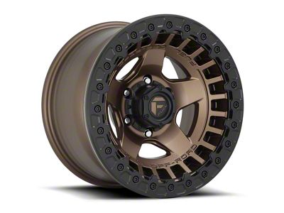 Fuel Wheels Warp Beadlock Matte Bronze 6-Lug Wheel; 17x9; -15mm Offset (2024 Tacoma)