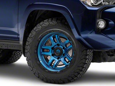 Fuel Wheels Ammo Gloss Blue with Black Bead Ring 6-Lug Wheel; 20x10; -18mm Offset (10-24 4Runner)