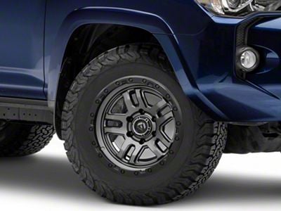 Fuel Wheels Ammo Matte Gunmetal with Black Bead Ring 6-Lug Wheel; 18x9; 20mm Offset (10-24 4Runner)