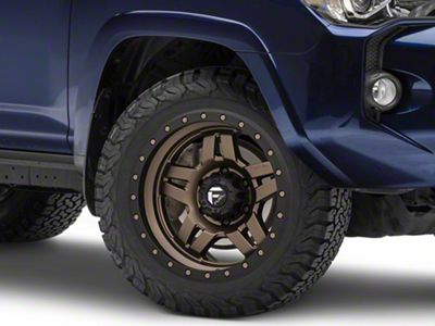 Fuel Wheels Anza Matte Bronze with Black Ring 6-Lug Wheel; 20x9; 1mm Offset (10-24 4Runner)